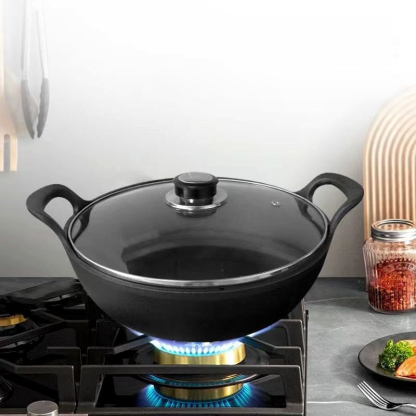 鑄鐵加深元寶型鍋