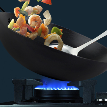 老式手工鍛造鐵鍋