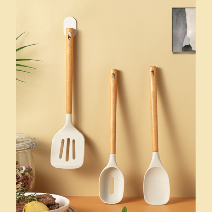 木柄不沾鍋煎鏟炒勺