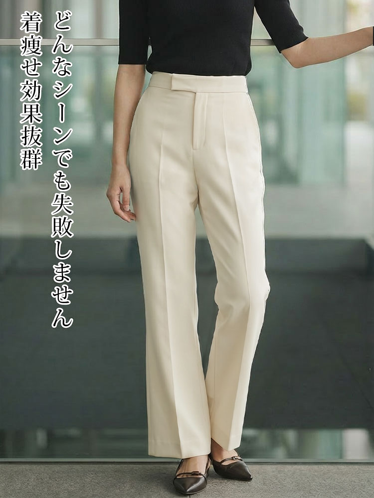 【快適なドレープ平織り生地】大人の女性のための上品で質感のある通勤着-sosove