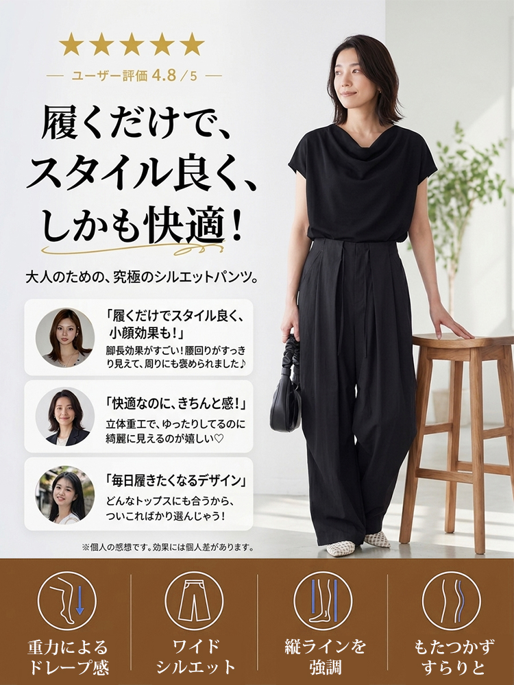 1358938【カーゴパンツ】ゆったりドローストリング・ウォッシュ加工、バルーンシルエット。体型をカバーし、ウエストベルト調節でさまざまな体型・身長に対応。