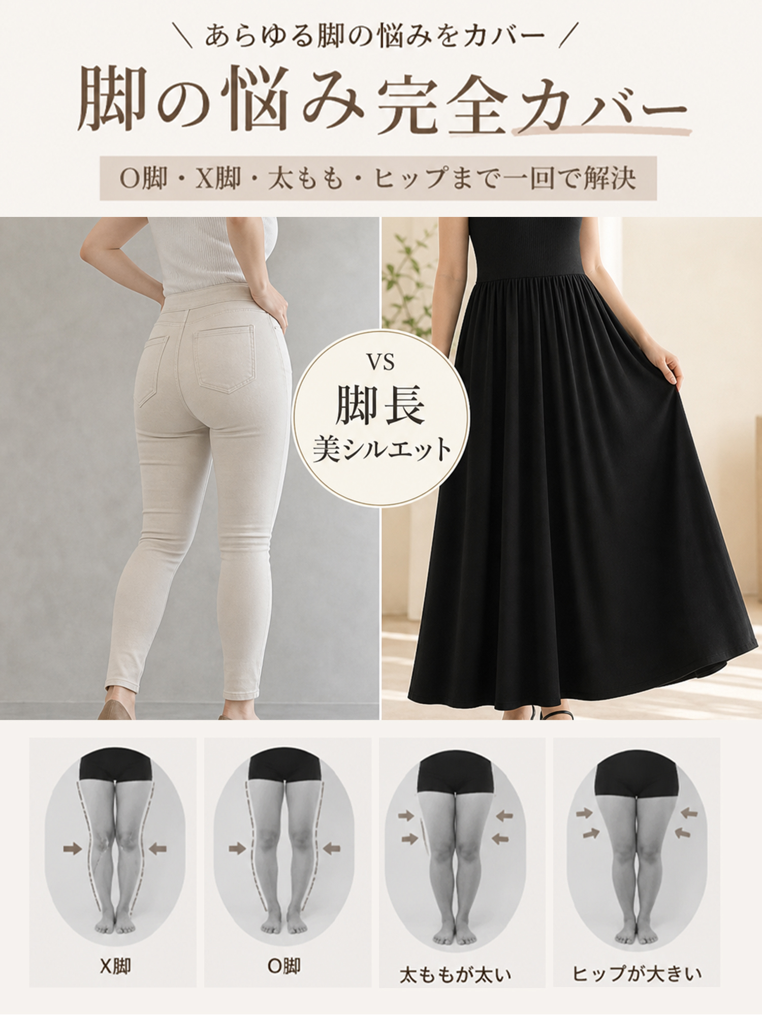 【ノースリーブ ロングスカート】シンプル 高見え すっきりシルエット もたつかない