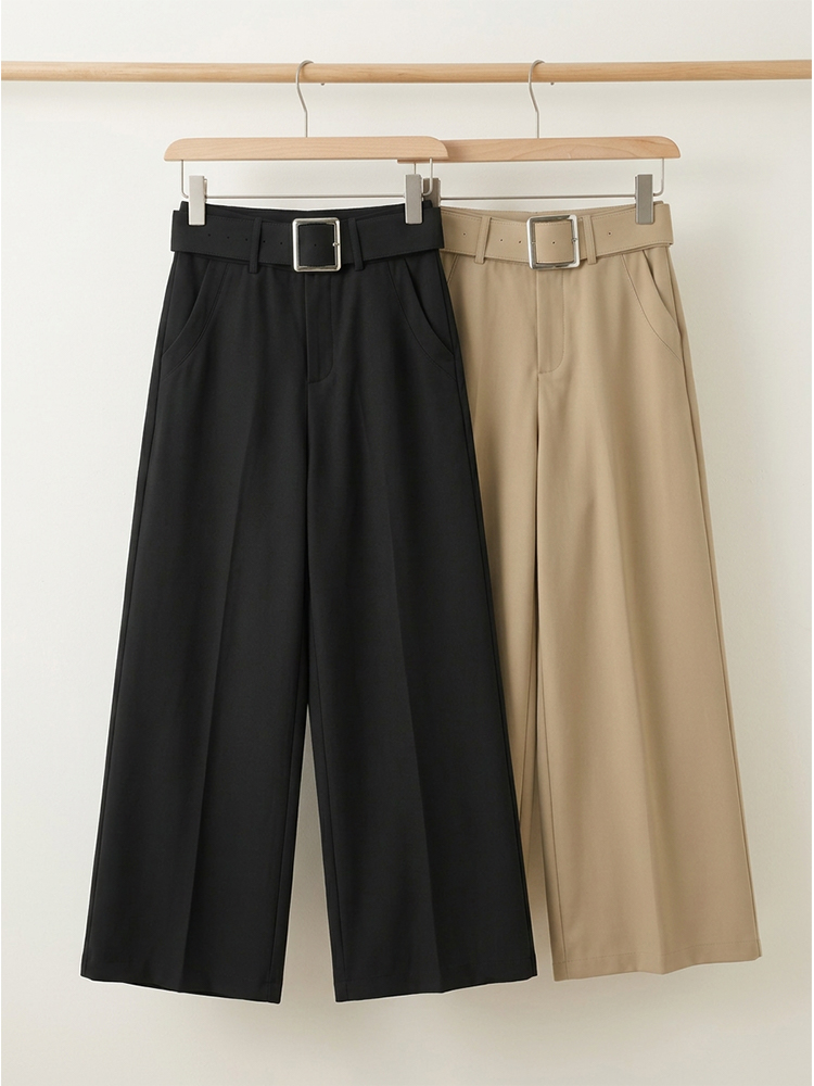 【今だけ5,000円OFF】はくだけで上品見え！高腰ワイドパンツで脚長＆体型カバー、在庫わずか-sosove