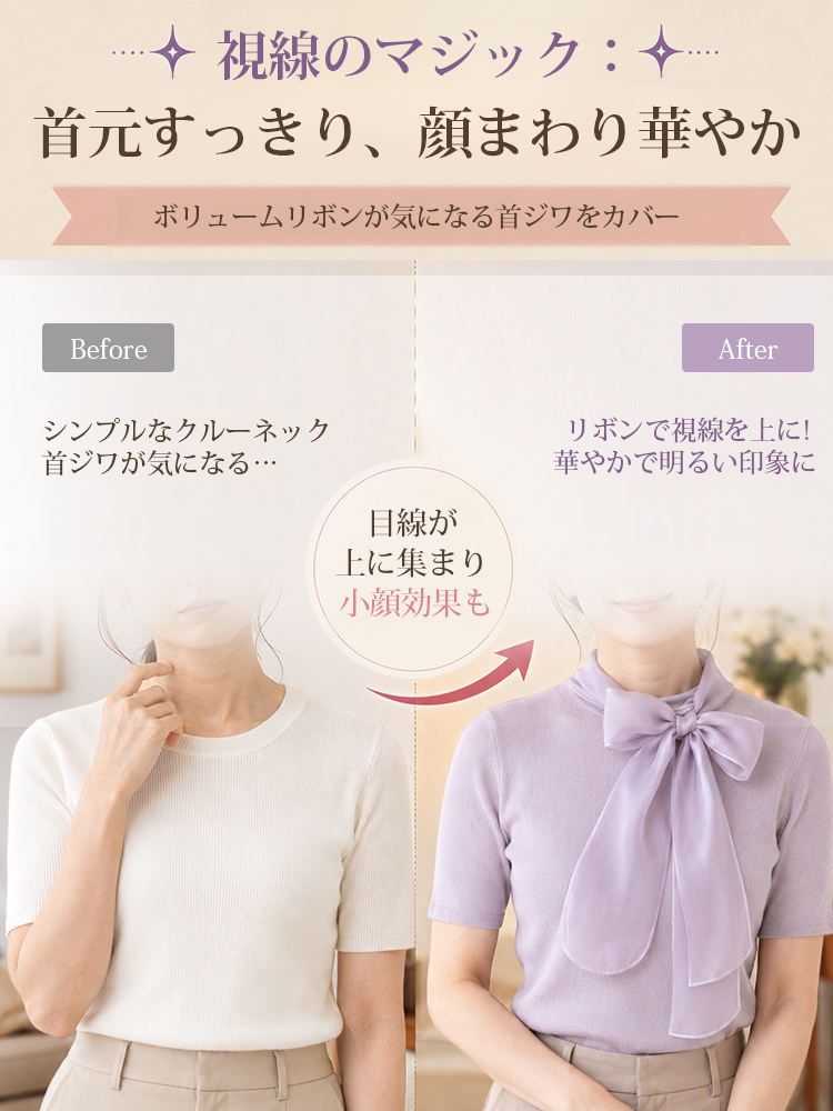 【リボンストラップニット半袖】おしゃれで若見え、夏にぴったりのリボン付き半袖ニットトップス-sosove