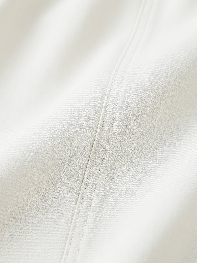 【ドレープ感ゆったりワイドパンツ】下半身体型カバーに最適 立体シルエットですっきり着痩せ リラックス＆コーデしやすい