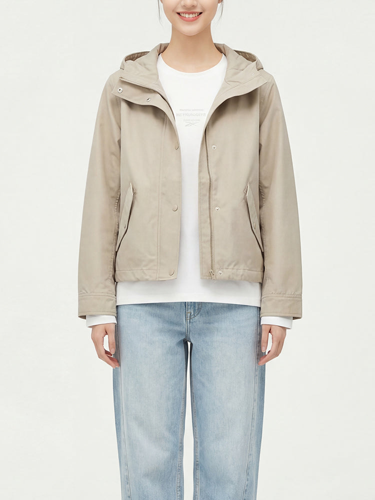 【春用パーカージャケット】無地・カジュアルに着回せるマウンテンパーカー デイリー使いに最適