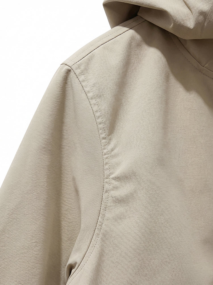 【春用パーカージャケット】無地・カジュアルに着回せるマウンテンパーカー デイリー使いに最適