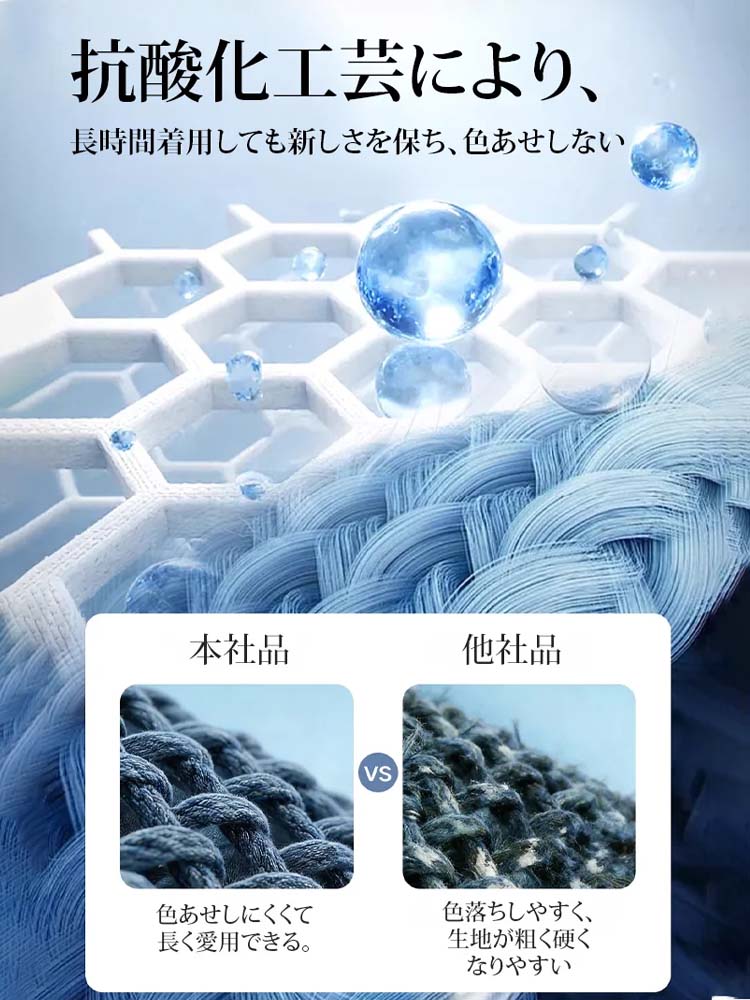 【ウエストドローコードストレートワイドジーンズ】ウエストから垂れる2本の細いストラップ：視線をそらし、お腹を目立たなくします。「クラシックハイウエスト設計」と組み合わせることで、胃もとから下腹部の脂肪をムラなくフラットに包み込み、引き上げます。