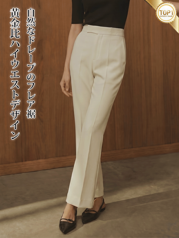 【快適なドレープ平織り生地】大人の女性のための上品で質感のある通勤着-sosove