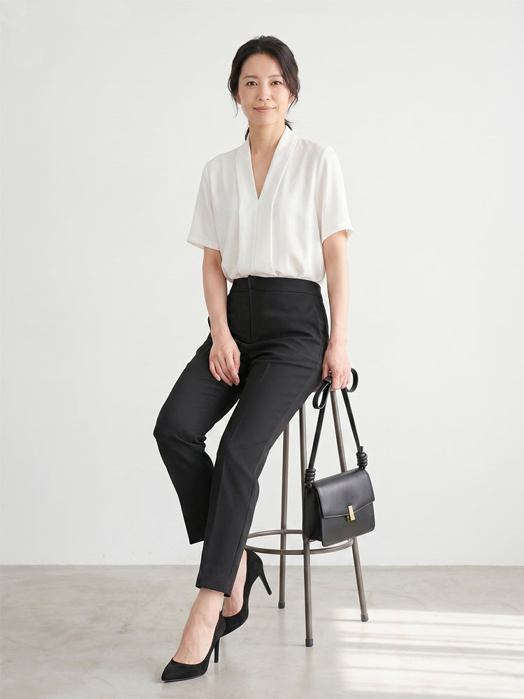 【忙しい日々に必須】伸縮性で楽ちん、洗濯後もキレイ。通勤・外出に大活躍！