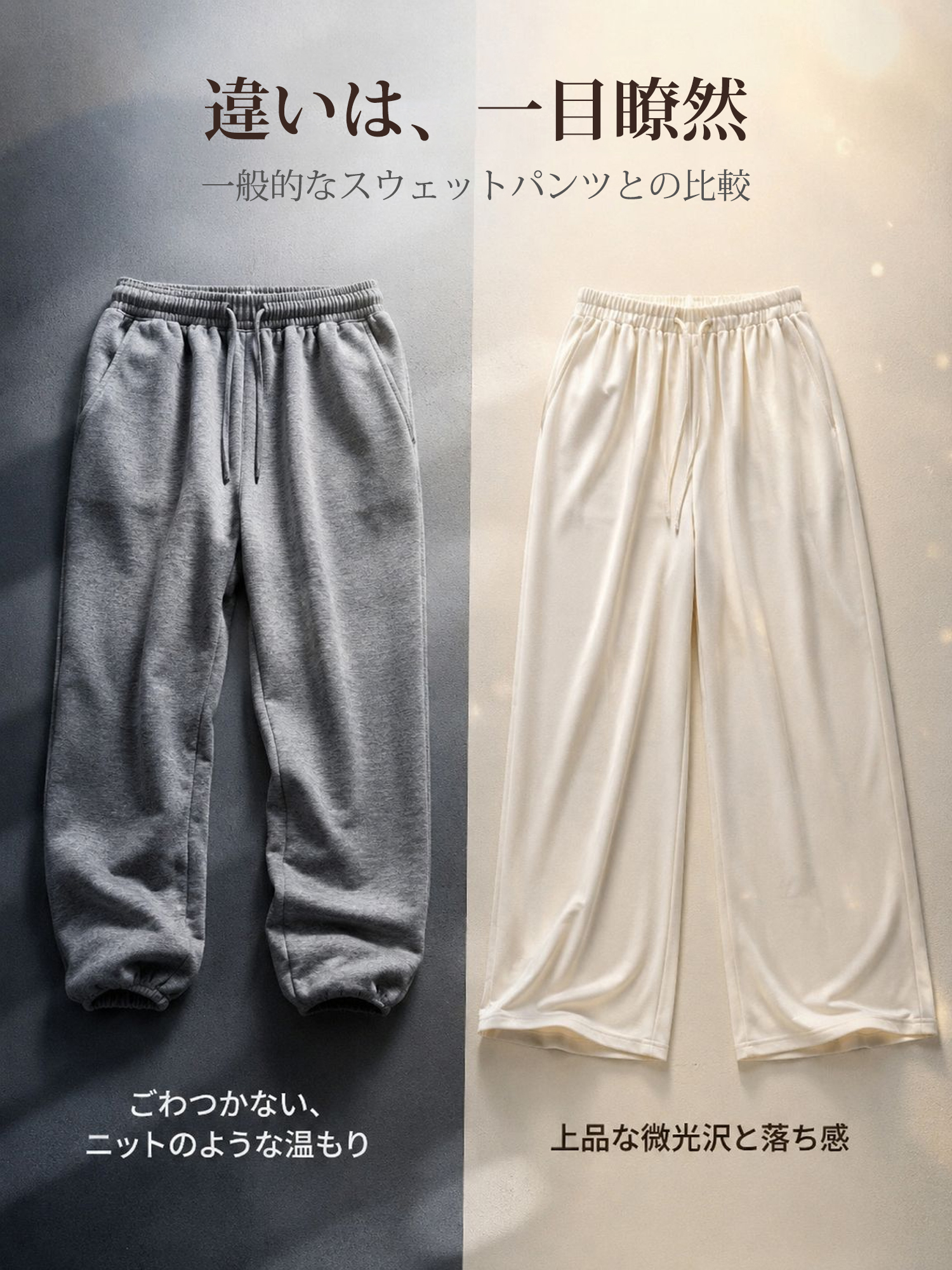 【ゆる感ハイウエスト】 ドロストとろみワイドパンツ