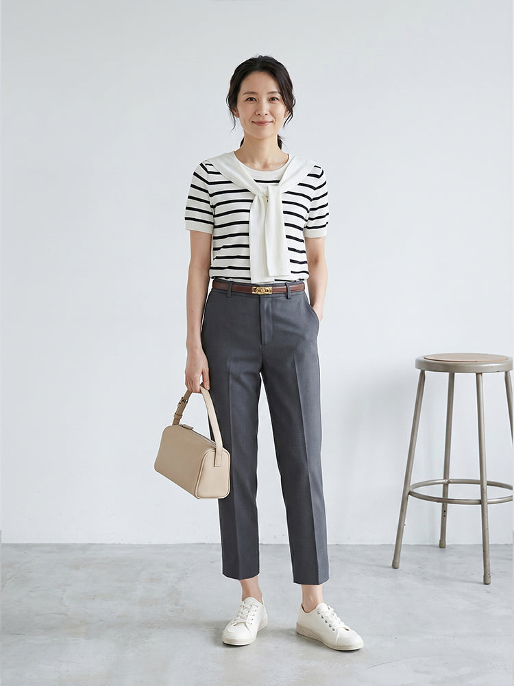 【忙しい日々に必須】伸縮性で楽ちん、洗濯後もキレイ。通勤・外出に大活躍！