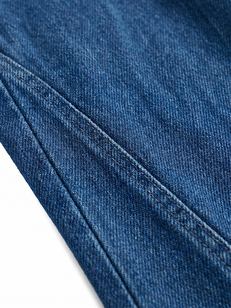 【リボン付き】ハイウエスト＆細見え効果抜群のワイドデニムパンツ。理想的なシルエットを叶えます。-sosove