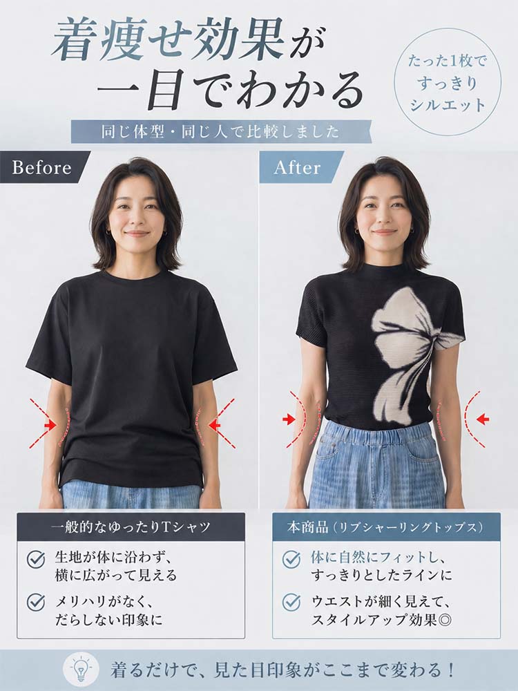 【洗練された通勤の必須アイテム】白黒リボンプリント、程よい凹凸感のあるプリーツブラウス-sosove