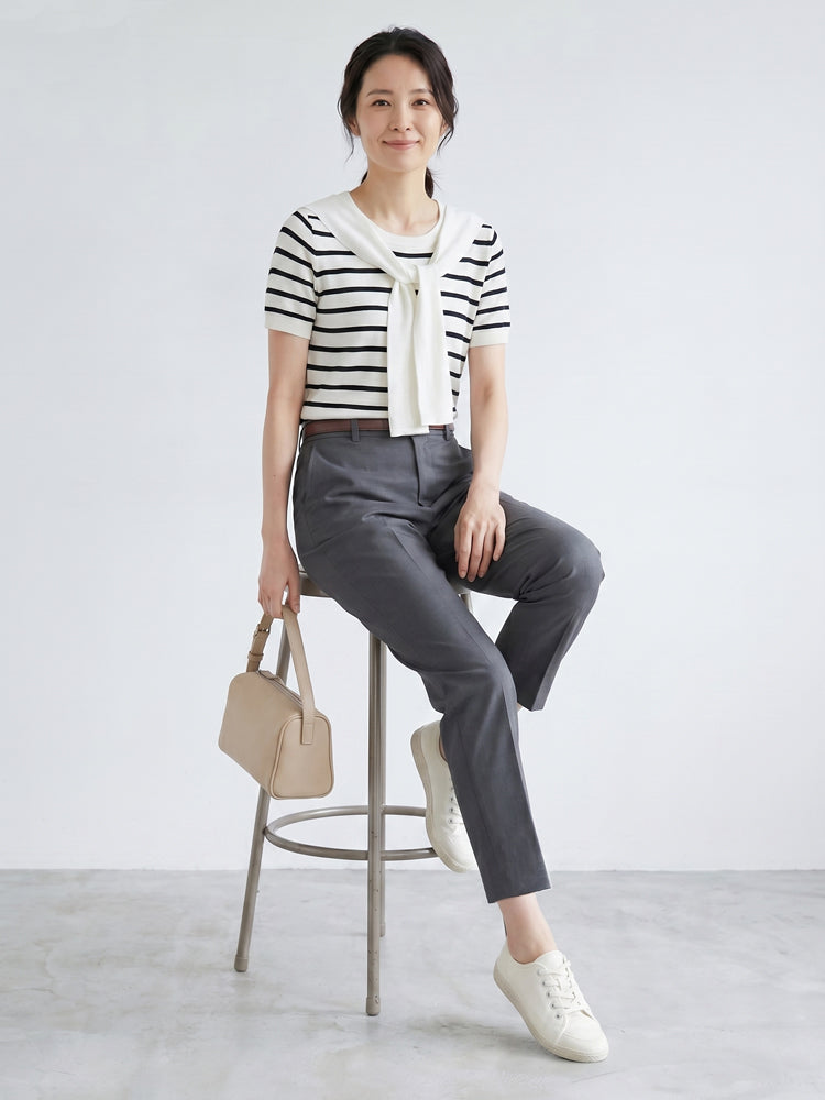 【忙しい日々に必須】伸縮性で楽ちん、洗濯後もキレイ。通勤・外出に大活躍！