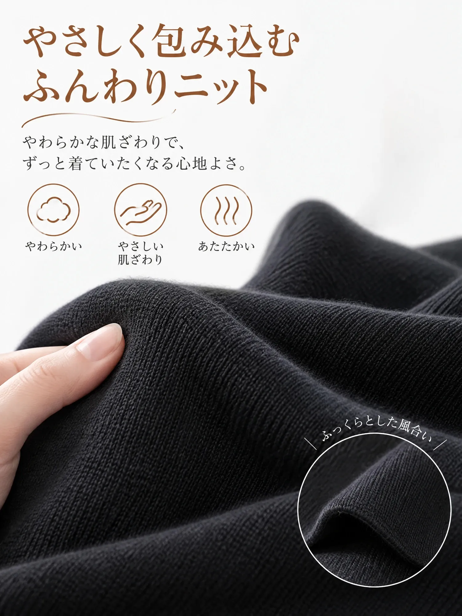 【ウエストリボン カーディガン×ワイドパンツ ニットセットアップ】
