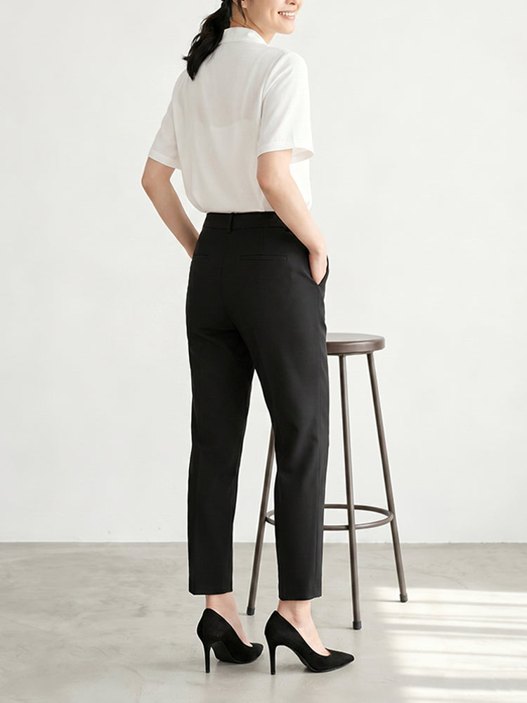 【忙しい日々に必須】伸縮性で楽ちん、洗濯後もキレイ。通勤・外出に大活躍！