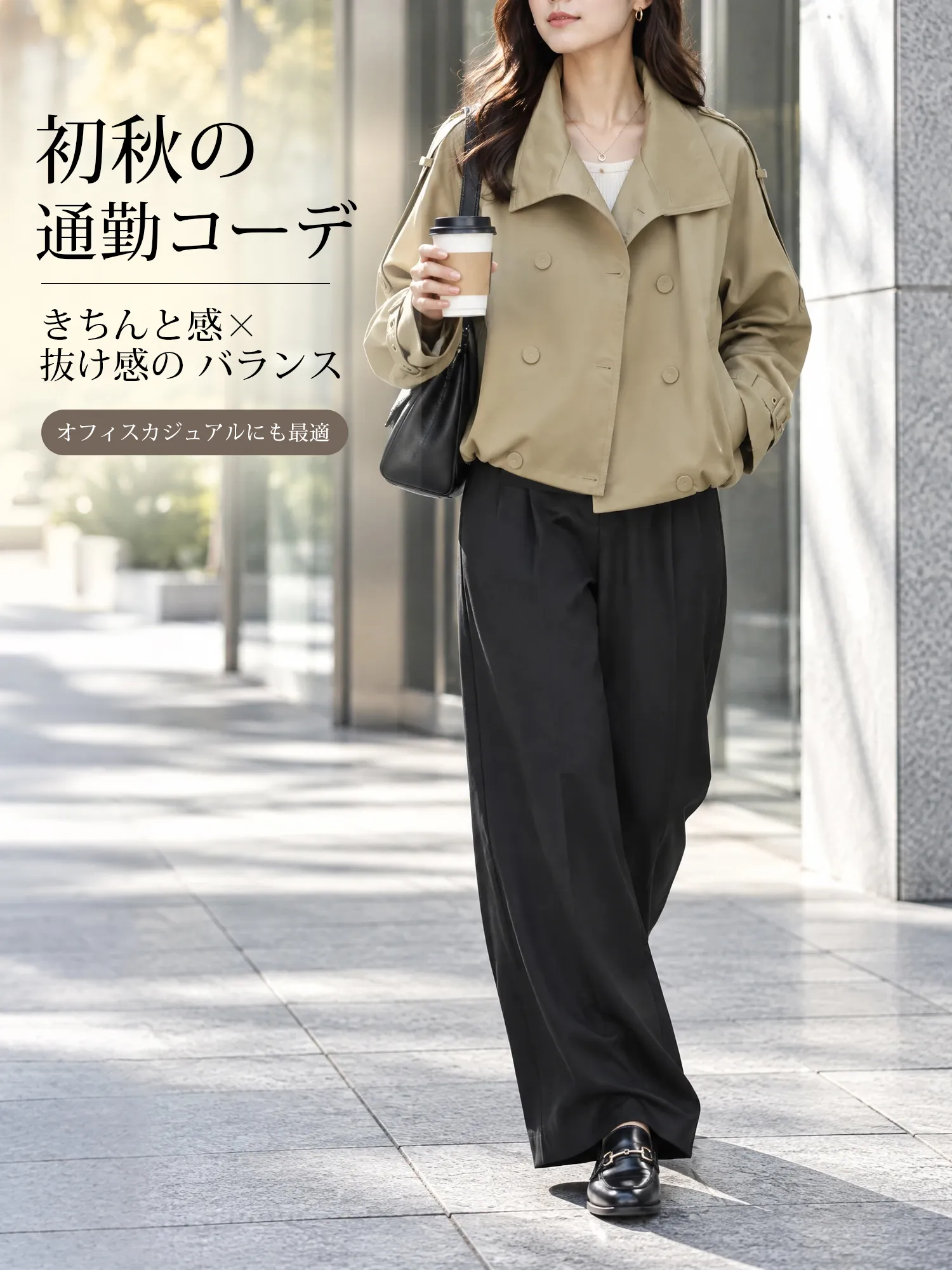 高級感 ダブルブレスト ブリティッシュスタイル ジャケット／コート