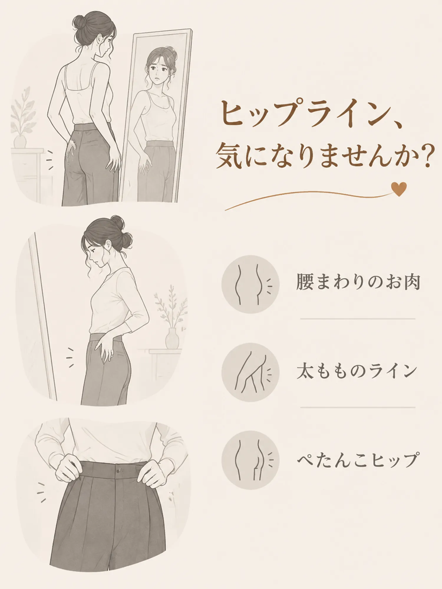 【 バックリボン付きハイウエストストレートワイドパンツ】