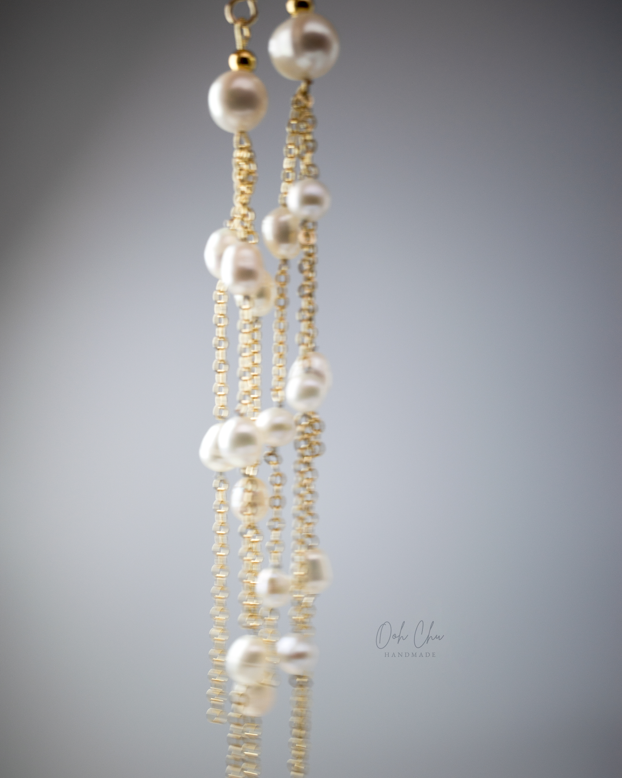 Moon-Flow Vintage Pearl Earrings