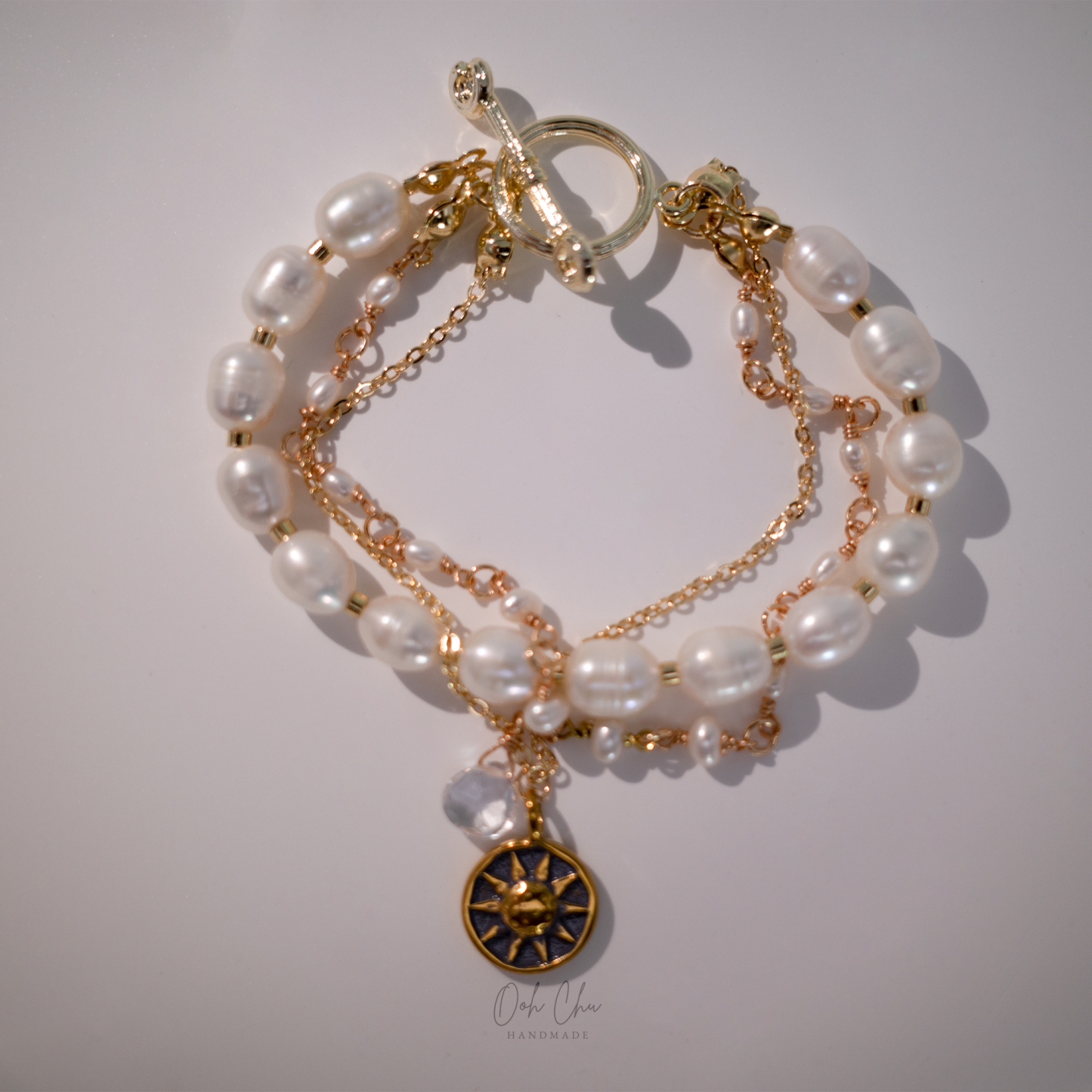 The Solar - Natural Pearl Bracelet
