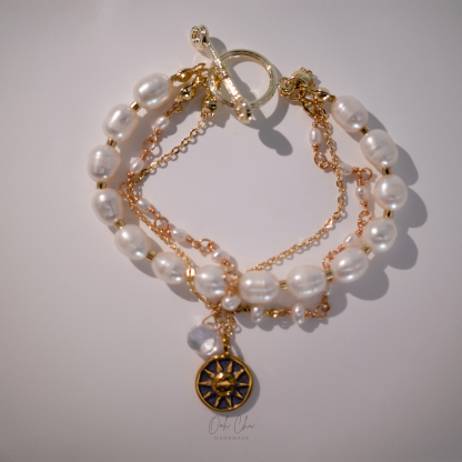 The Solar - Natural Pearl Bracelet