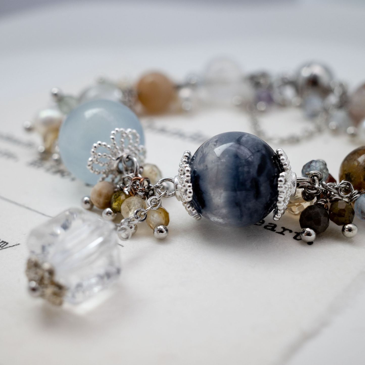 L'Heure Bleue Natural Stone Bracelet