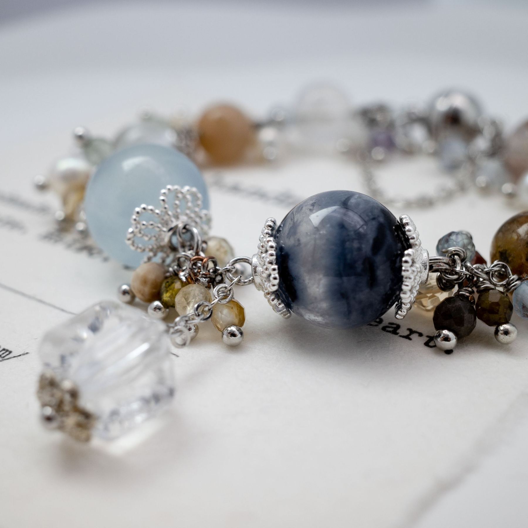 L'Heure Bleue Natural Stone Bracelet