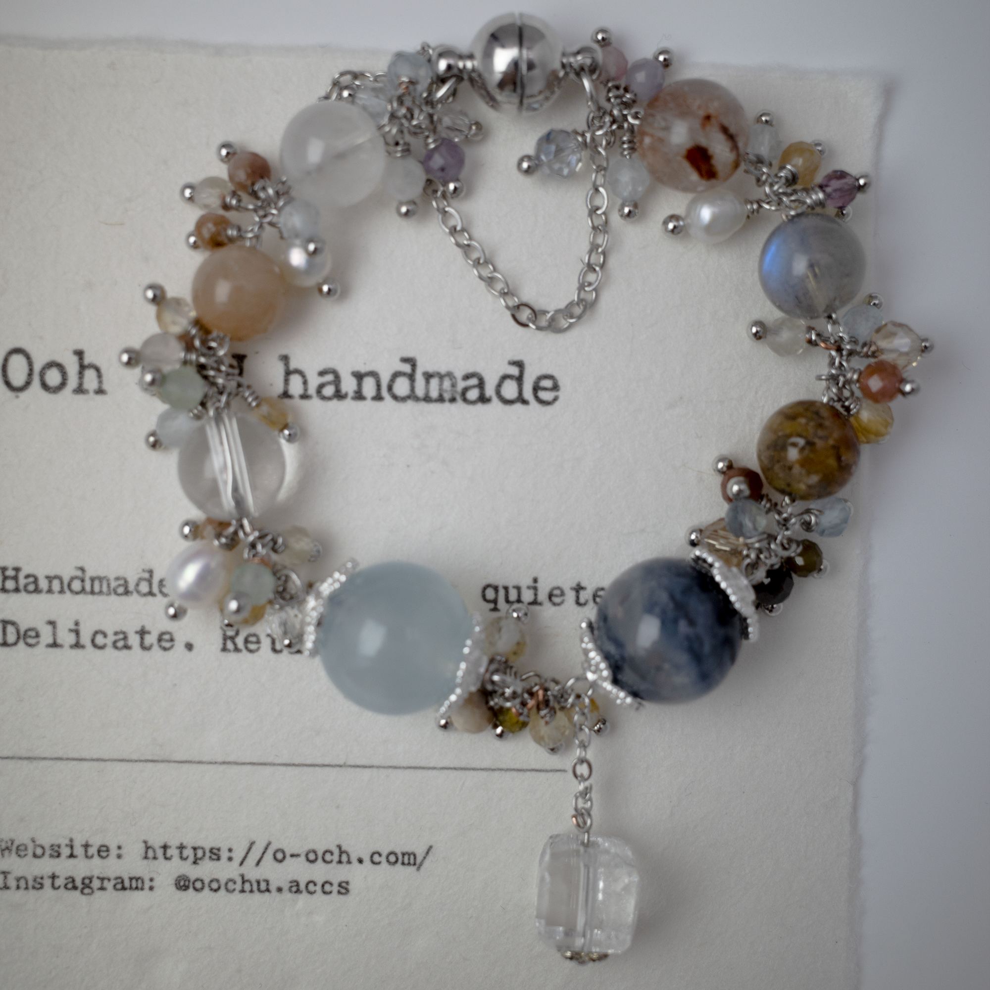 L'Heure Bleue Natural Stone Bracelet