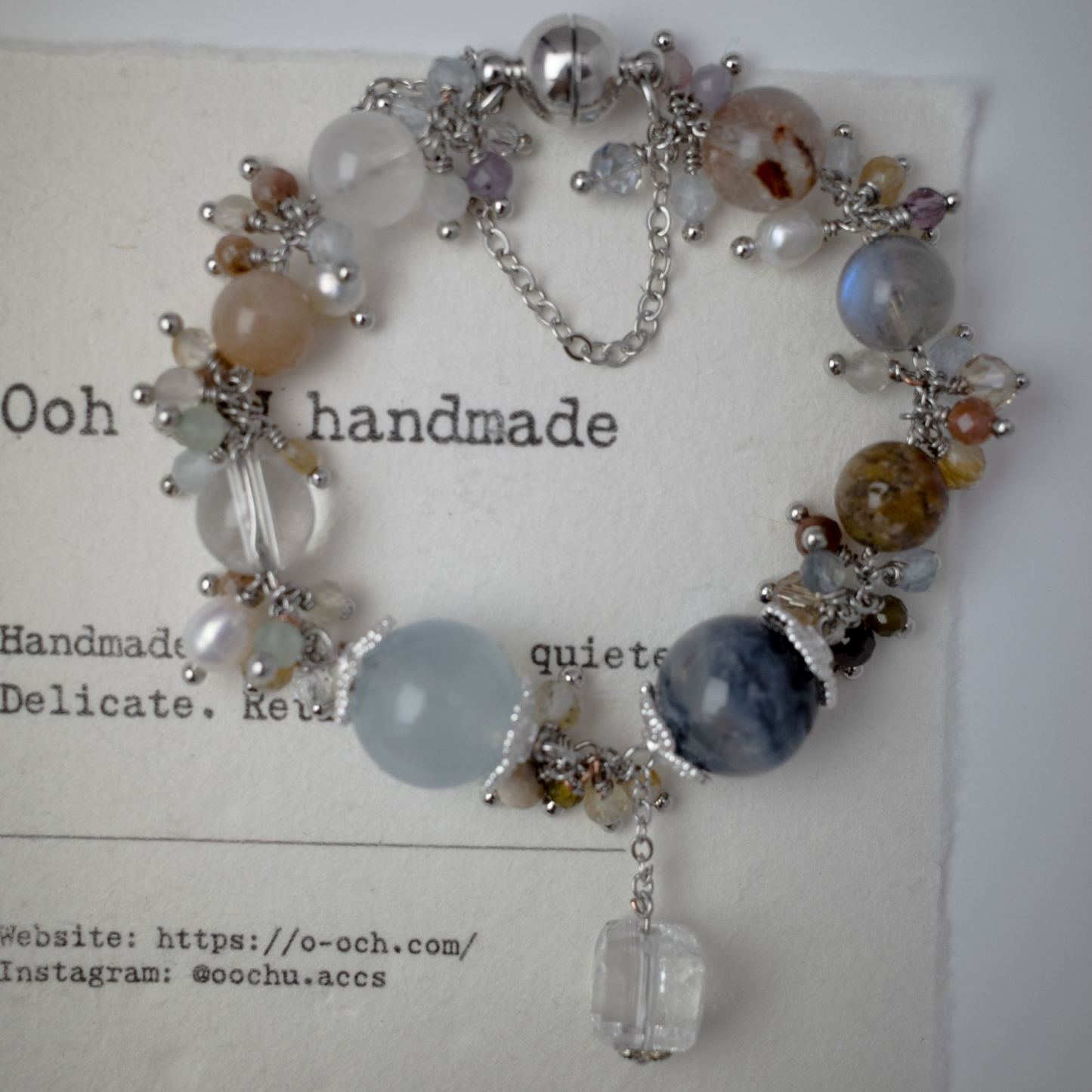 L'Heure Bleue Natural Stone Bracelet
