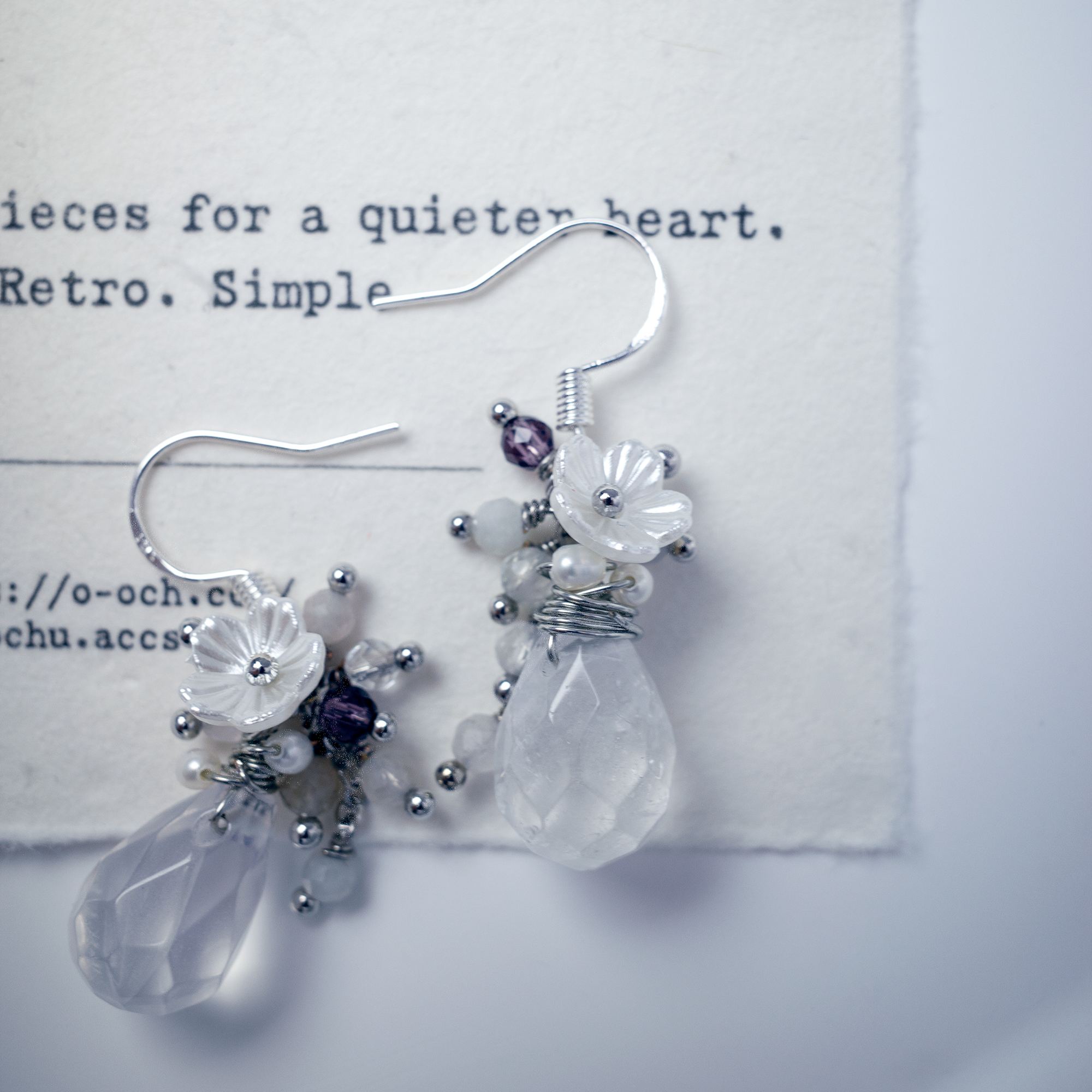 Dewy Flower earrings