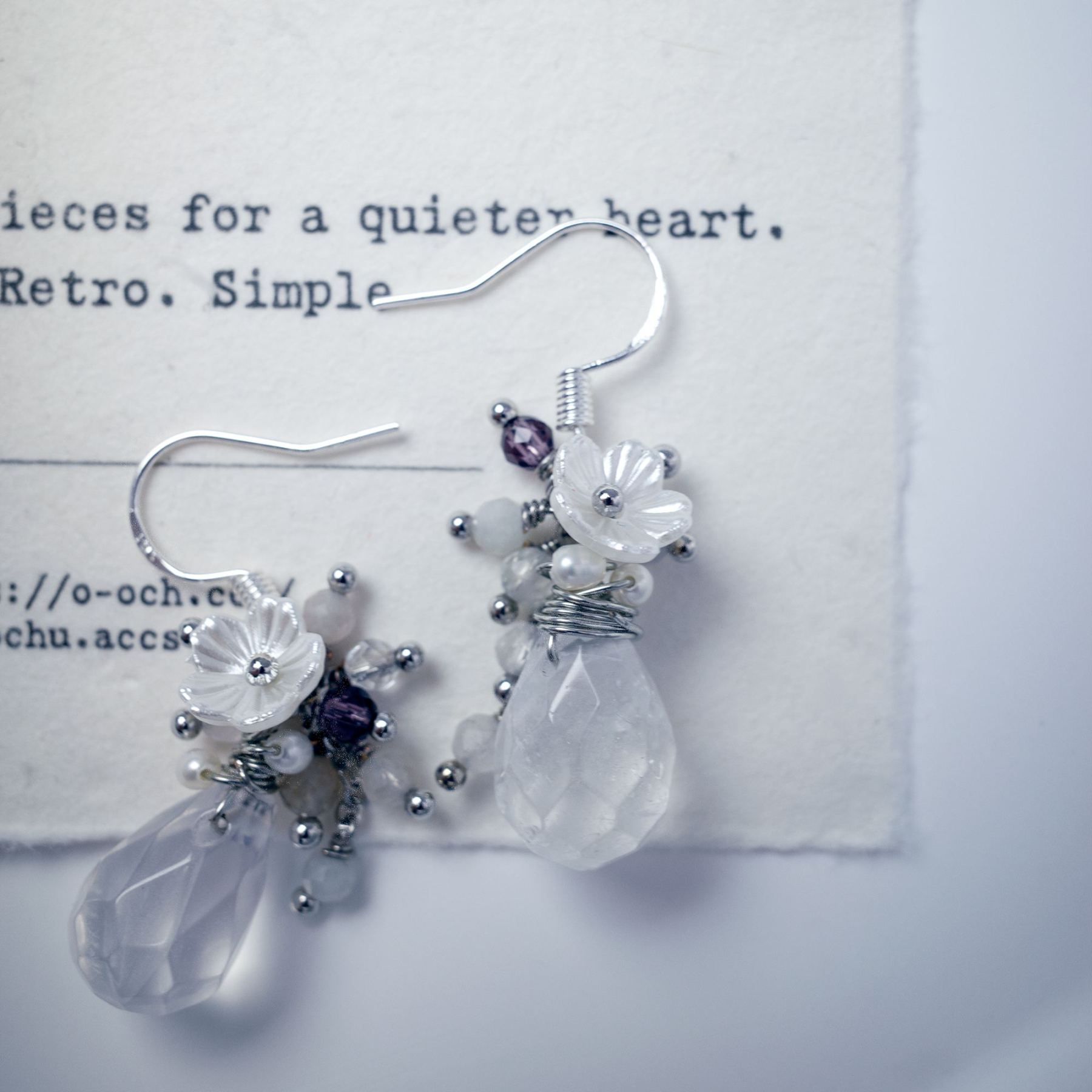Dewy Flower earrings