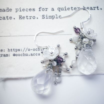 Dewy Flower earrings