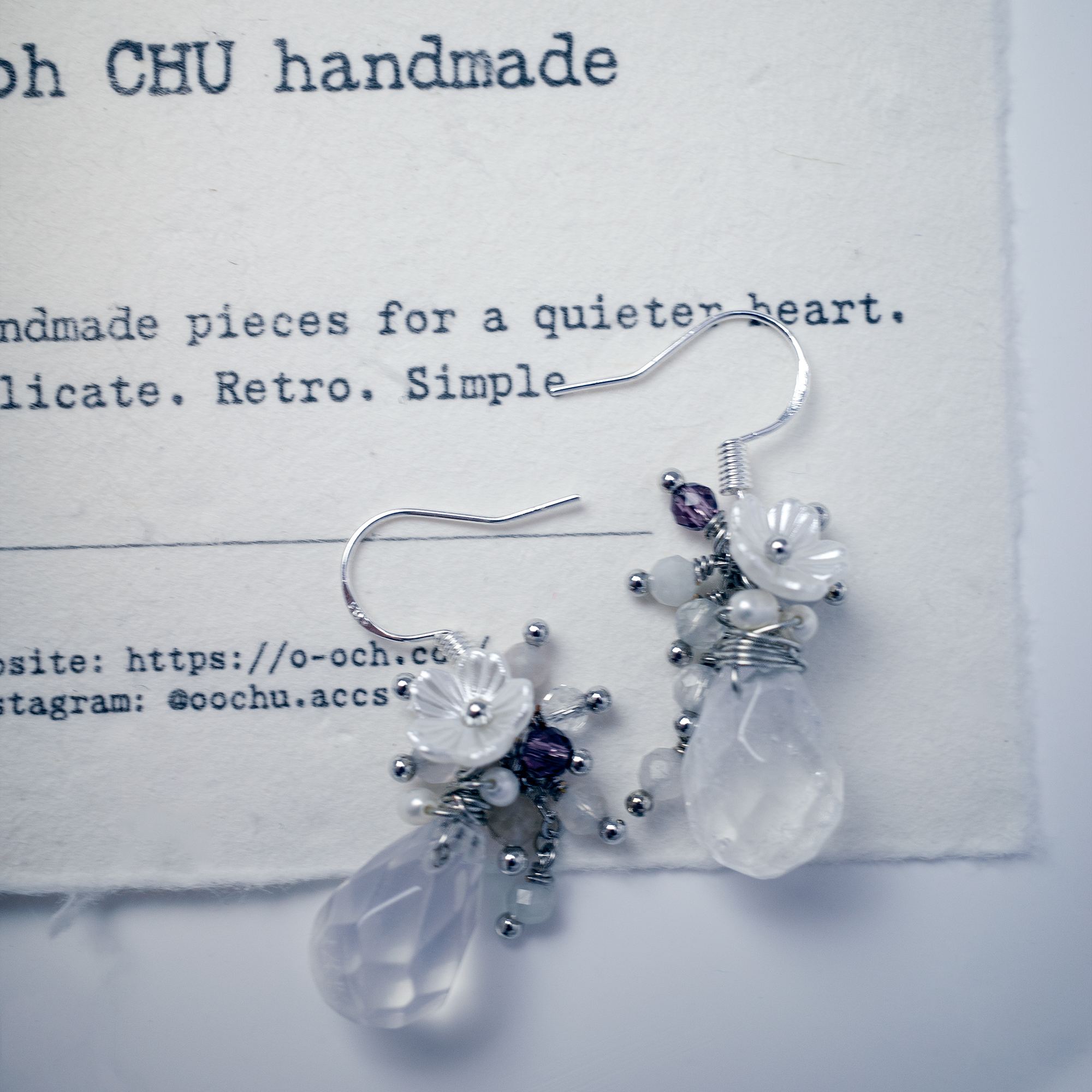 Dewy Flower earrings