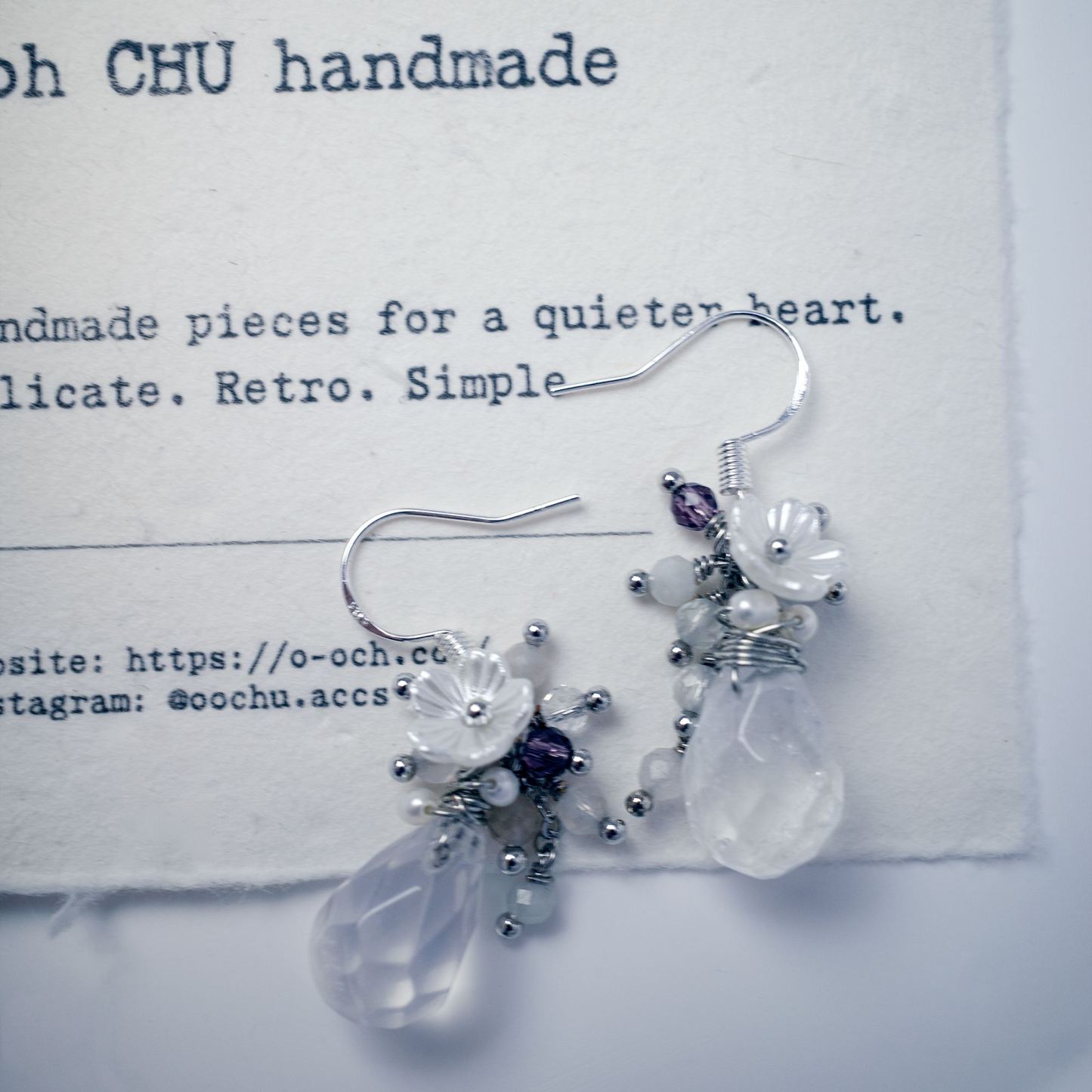 Dewy Flower earrings