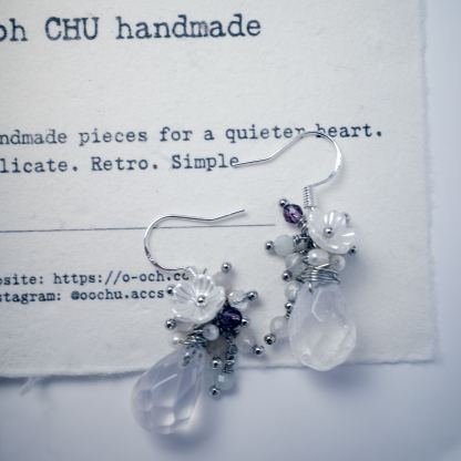 Dewy Flower earrings