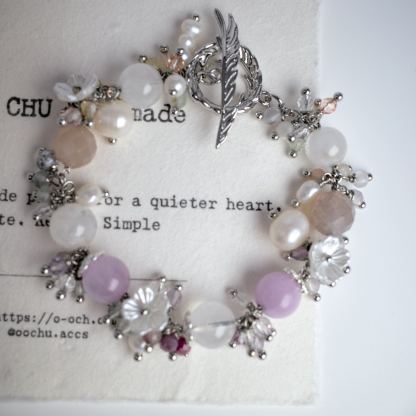  Luminous Ripples Silver Bracelet