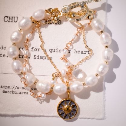 The Solar - Natural Pearl Bracelet