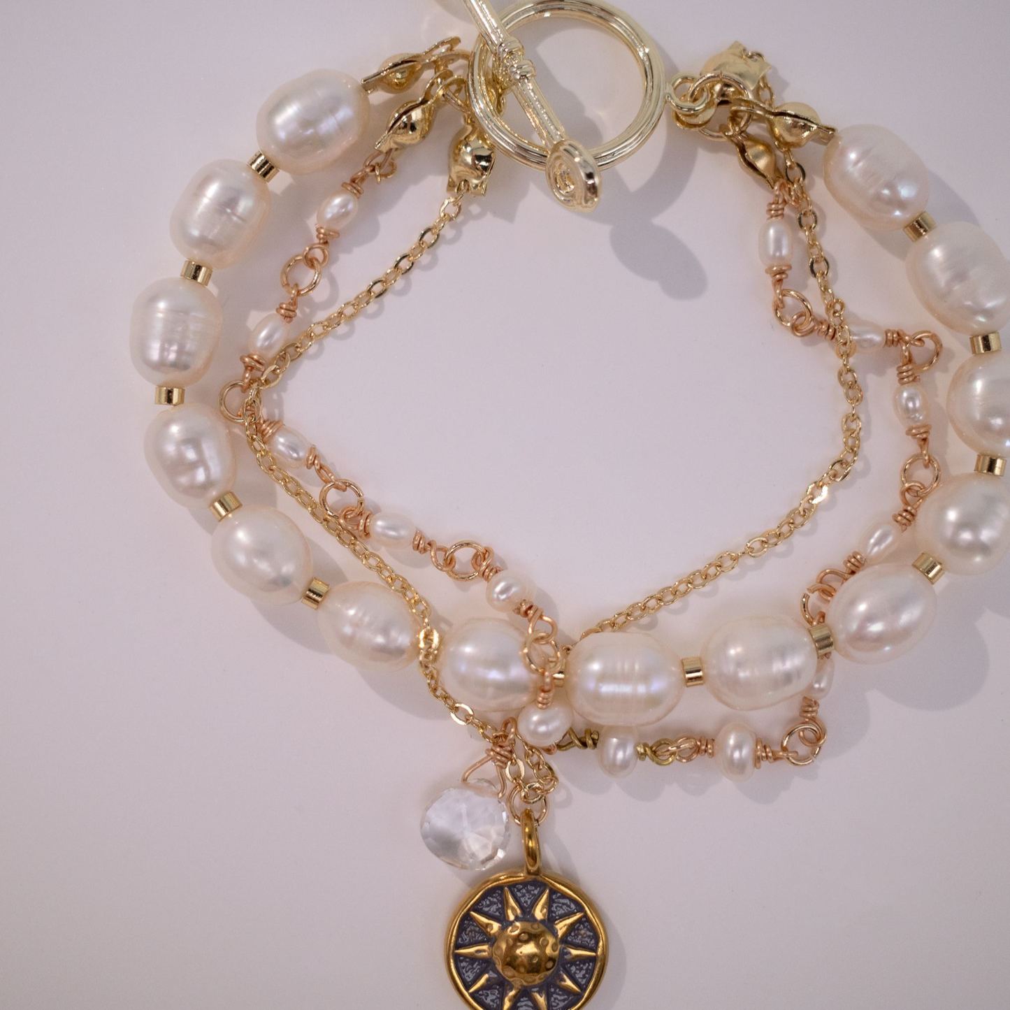 The Solar - Natural Pearl Bracelet