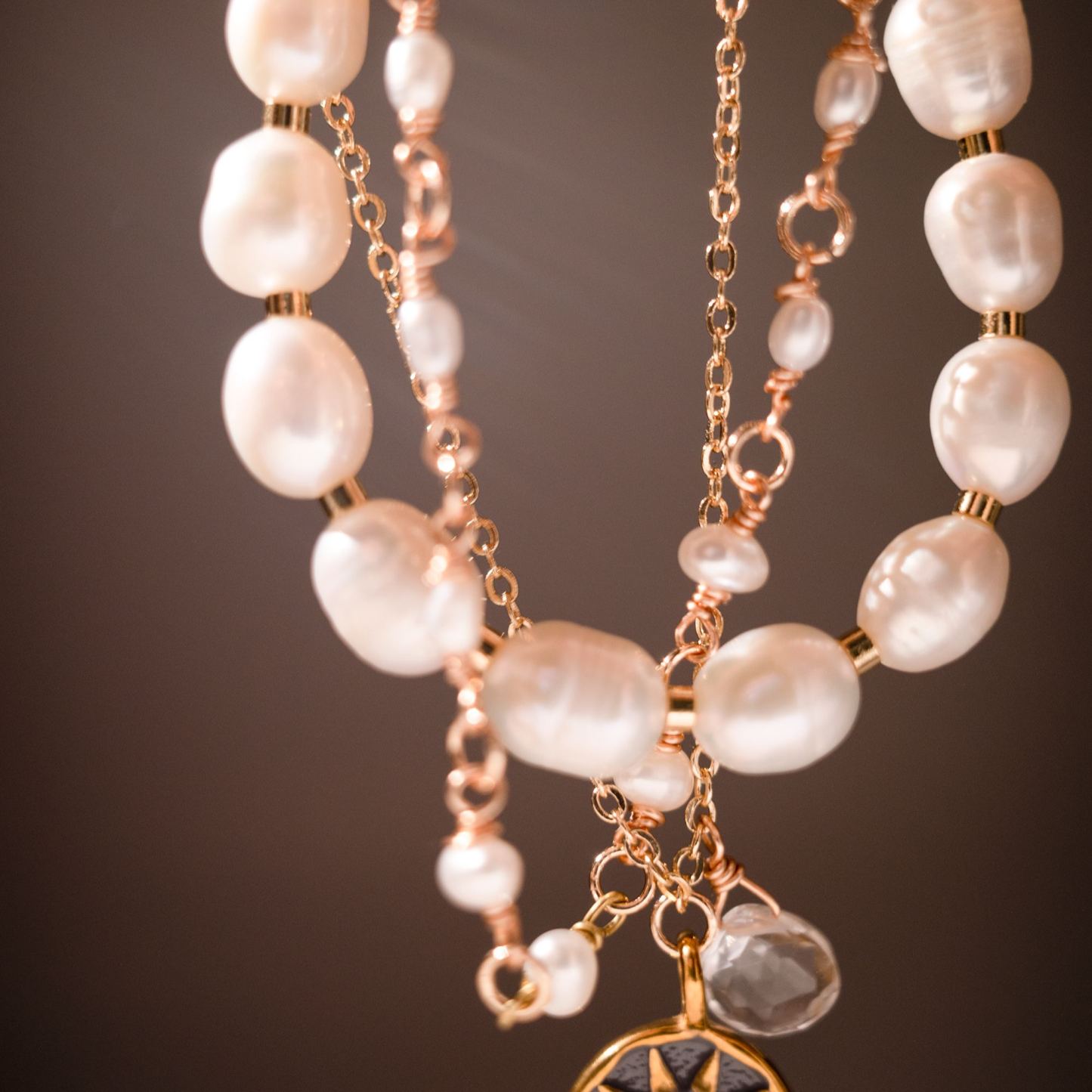 The Solar - Natural Pearl Bracelet