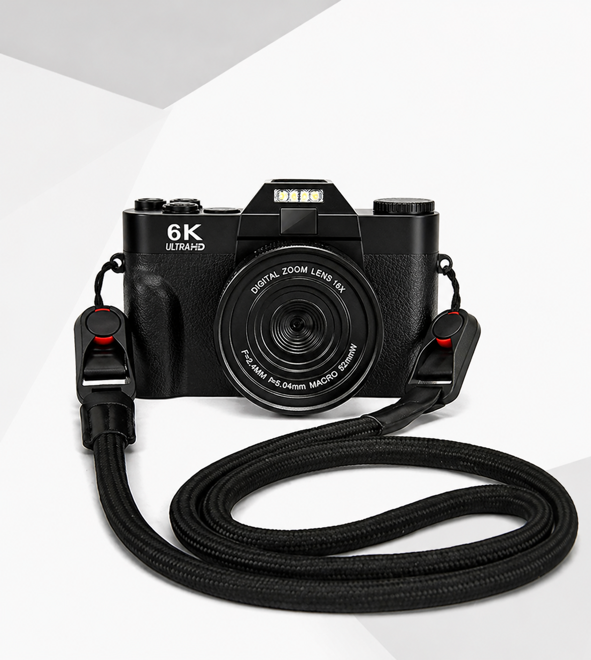 Portable 6K Digital Camera  Strap