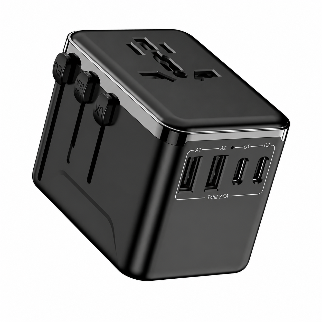 Multi-function Fast Charging Adapter – Global Universal One-to-Multi Plug