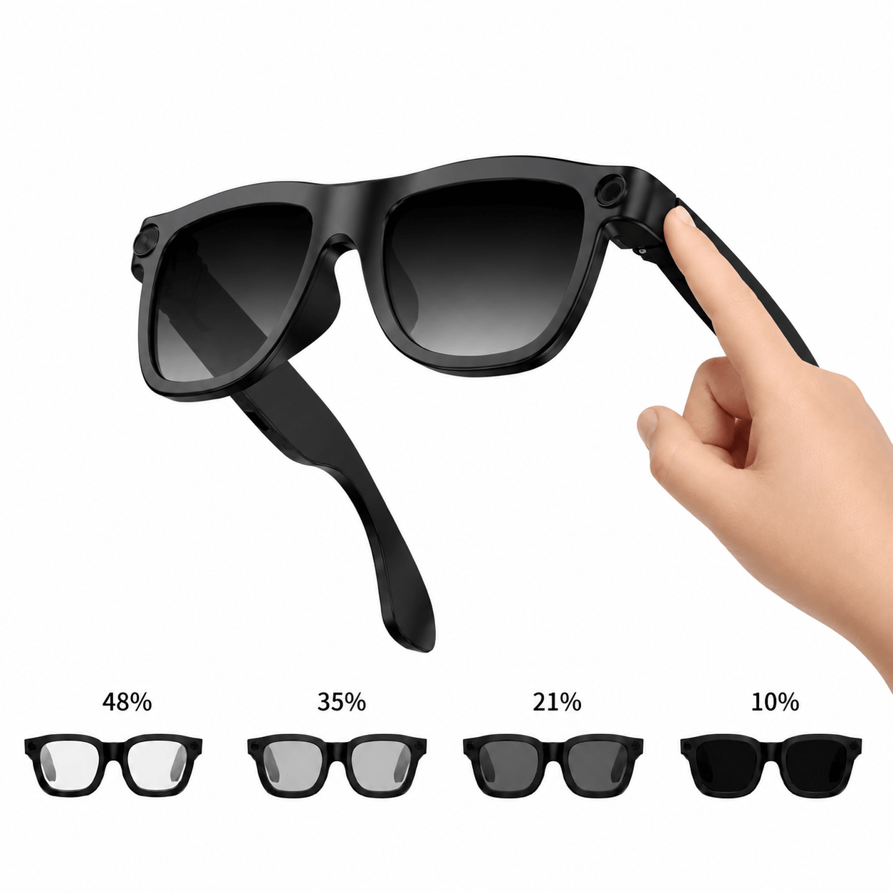  Smart AI Stabilization Glasses