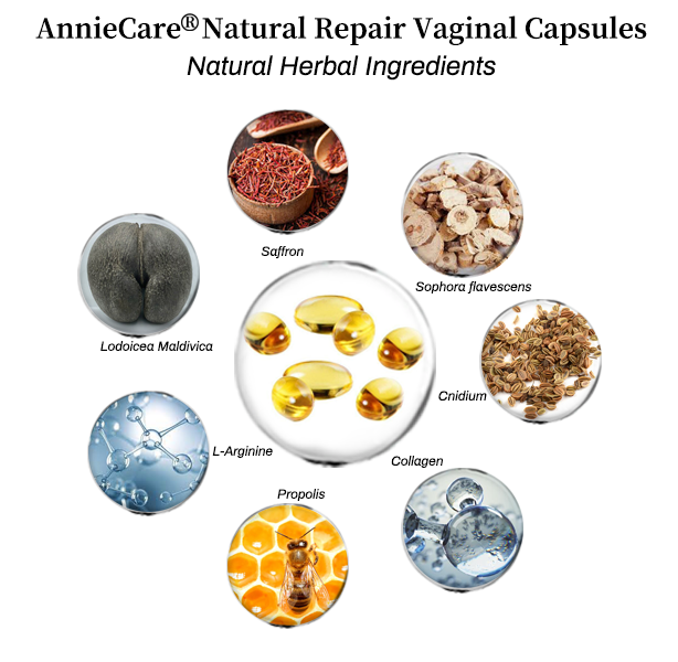AnnieCare® インスタントかゆみ止め＆ナチュラルデトックス＆引き締め修復＆ピンク＆テンダーナチュラルカプセル✅