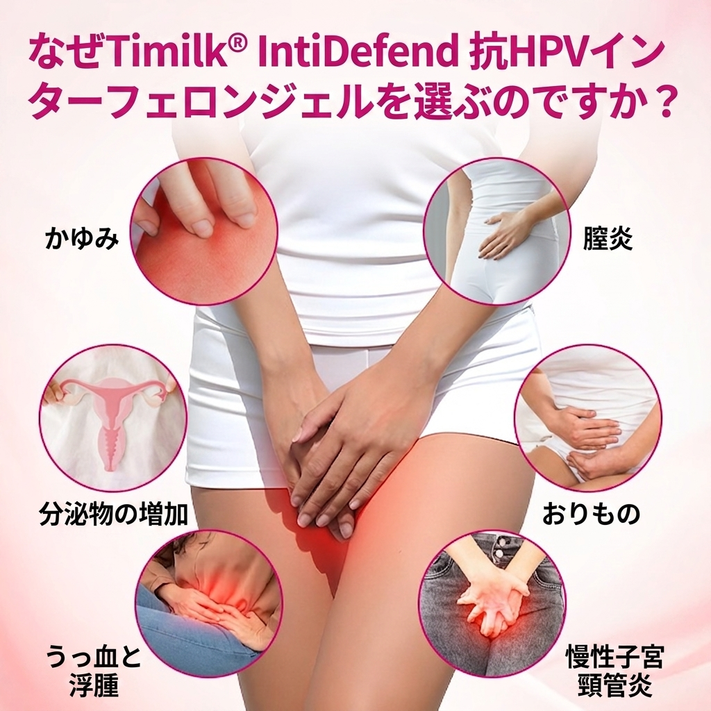 🏆 女性のデリケートゾーンの健康に画期的な進歩！HPVに多角的にアプローチし、わずか3日で不快感をケア。