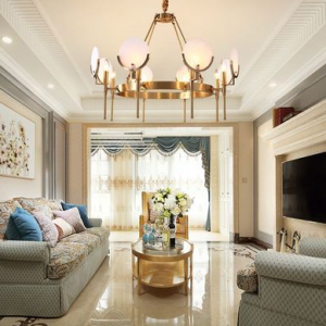 DISC Marble Chandelier
