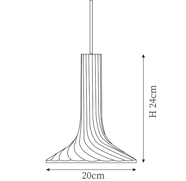 ></p><ul><li><span>サイズ: 直径20cm x 高さ34cm / ∅ 7.9″ x 高さ13.4″</span></li></ul><p><img src=