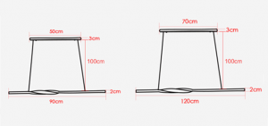 HELSKI Twisted Slim Case Pendant Light