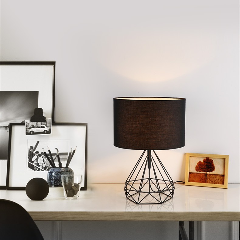 Diamond Fabric Table Light