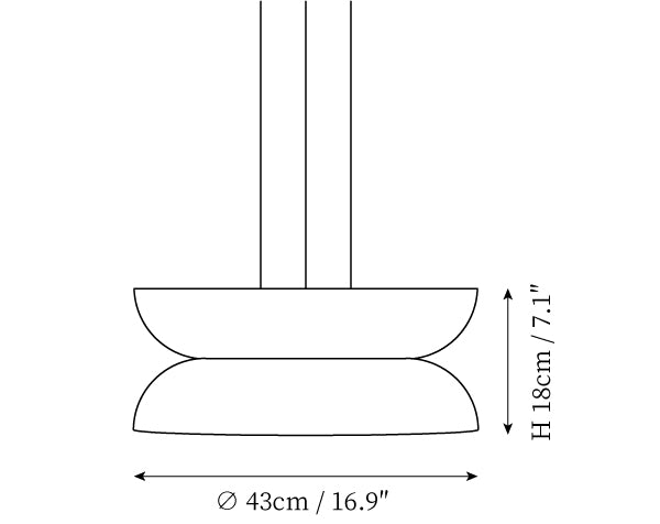 ></span></p><ul><li>モデルB サイズ: <span>直径43cm x 高さ36cm / ∅ 16.9″ x 高さ14.2